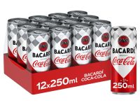 Bacardi & cola 5% tray blik 12x25cl