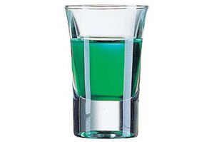 Krat 40x borrelglas shot 3,4cl bostonshot