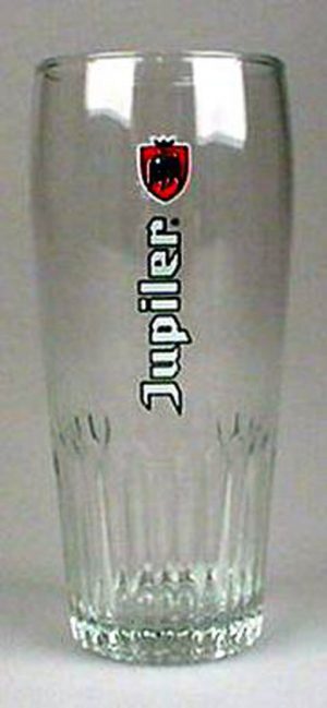 Krat 40x 25cl jupiler (ribbel) bierglas