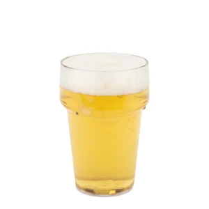 Krat 40x 24cl bierbeker kunststof stapel klein hardcup polycarbonaat
