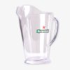 Krat 6x 1,8 liter pitchers schenkkan kunststof polycorbonaat - Afbeelding 2