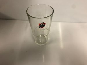 Krat 24x 25cl jupiler amsterdammertje bierglas vaasje
