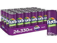 Fanta cassis blik tray 24x 33cl