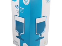 Plastic wijnglas op voet depa doos 48x 17cl verkoop