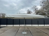 Parasol 3x4 meter grijs + voet